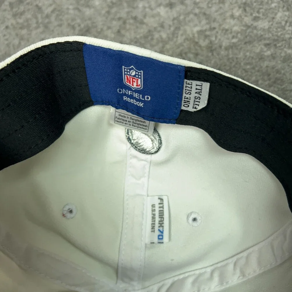 New York Giants Mens Hat One Size Flex White Super Bowl XLVI 2011 Football Cap ^